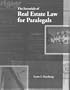 The Essentials of Real Estate Law for Paralegals (West Legal Studies Series)
