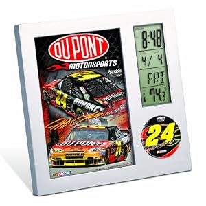 NASCAR Jeff Gordon Digital Desk Clock