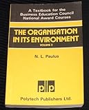 The Organisation in its environment