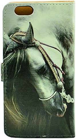 iphone 5s SE Case Handsome Side View of a Horse Pattern Leather Wallet Card Flip Stand Case Cover For Apple iphone 5 5S iphone SE New