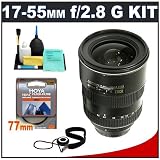 Nikon 17-55mm f/2.8 G DX AF-S ED-IF Zoom-Nikkor Lens + UV Filter + Accessory Kit for Nikon D3, D3s, D3x, D300, D40, D60, D5000, D90, D7000, D300s, D3000 & D3100 Digital SLR Cameras