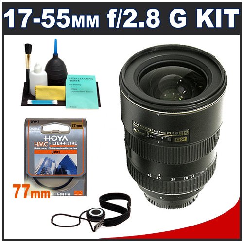 nikon 70 200 f2 8 g ed if af s vr-Nikon 17-55mm f/2.8 G DX AF-S ED-IF Zoom-Nikkor Lens + UV Filter + Accessory Kit for Nikon D3, D3s, D3x, D300, D40, D60, D5000, D90, D7000, D300s, D3000 & D3100 Digital SLR Cameras Images
