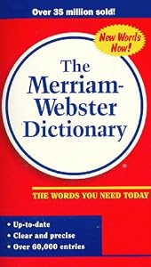 Cover of "The Merriam Webster Dictionary ...