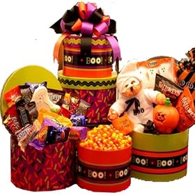 Boo! Mania Halloween Chocolate and Candy Treats Gift Tower