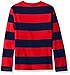 Scout + Ro Big Boys' Long-Sleeve Stripe Shirt, Red/Navy, 10