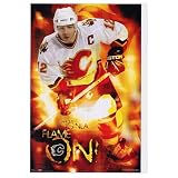 (24x36) Jarome Iginla Flame On Poster Calgary Flames NHL
