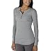 Xhilaration® Thermal Henley - Heather Gray