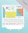 Periodic Table Shower Curtain in Gift Box - EVA vinyl