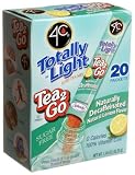4C Totally Light Tea 2 Go Ice Tea Mix, Decafffeinated, Lemon, Sugar Free, 20-Count Boxes (Pack of 3)