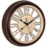 UPC 844220006516 product image for Westclox Round Wall Clock with See-through Back, 15