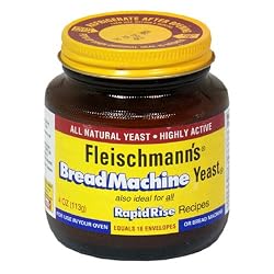 Fleischmann's Yeast for Bread Machines, 4-Ounce Jars (Pack of 3)
