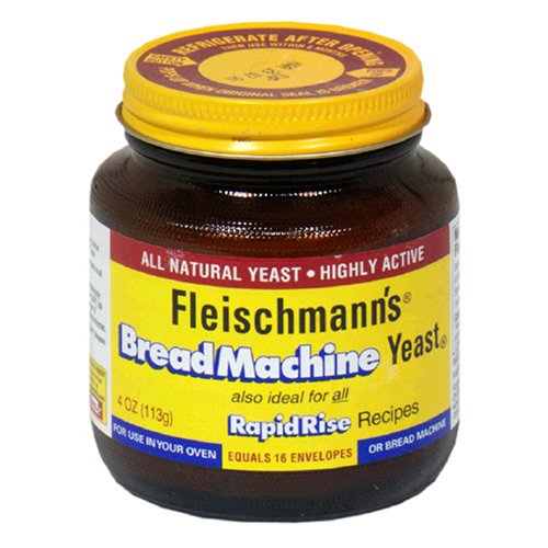 Fleischmann's Yeast for Bread Machines, 4Ounce Jars (Pack of 3