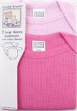 2-Pack Long Sleeve Thermal Bodysuits in Pink, XX-Large