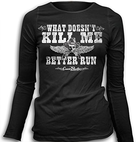 What Doesnt Kill Me Better Run Long Sleeve T-shirt (Large)