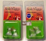 SoleMates High Heeler 2 Prs Clear Heel Protectors - 1 Small & 1 Medium