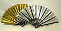 Gold and Silver Folding Fan #10GS