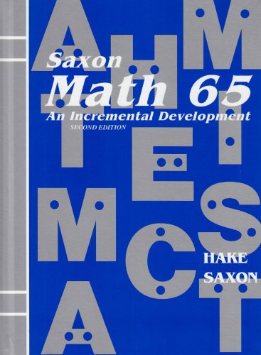 Saxon Math 65: An Incremental Development