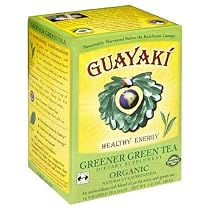 Guayaki Greener Green Tea Blend, Tea Bags, 16-Count Packages (Pack of 6)