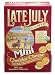 Late July Organic Mini Cheddar Cheese Bite Size Sandwich Crackers, 5-Ounce Boxes (Pack of 12)