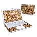 Leopard Spots Design Skin Decal Sticker for Apple MacBook 13 inch (Black or White Polycarbonate w/SEPARATE TRACKPAD)