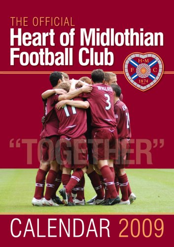 Official Hearts Football Club A3 Calendar 2009
