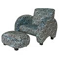SLEEK CHAIR: SWEET SAFARI ZEBRA BLUE