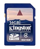 Kingston SDHC 16GB Class 4 Flash Memory Card