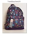 Traumhafter Rucksack Schultasche Flower Blumen Tasche Style by Enrico Benetti Purple/Lila 54138*Aktuelle Kollektion 2010