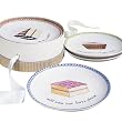 Dessert Excuses Plates - Set of 4