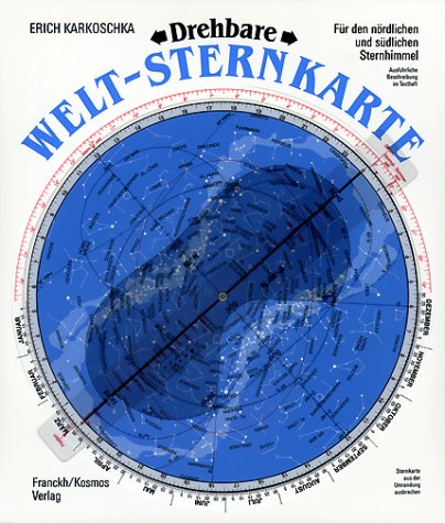 Drehbare Welt-Sternkarte