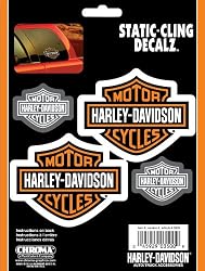 Harley Davidson Static Cling Decal