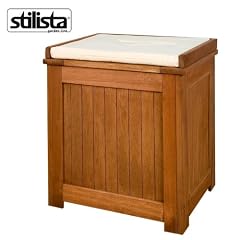 STILISTA� Gartenbox inkl. Kissen natur, 43 x 55 x 62 cm