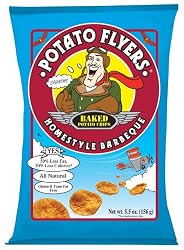 Potato Flyers, Homestyle Barbeque, 1.5-Ounce Bags (Pack of 24)
