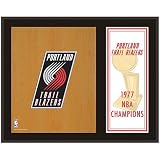 Mounted Memories Portland Trail Blazers 12X15 Championship Banner Plaque