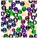 Round Wood Beads, 6mm, Fashion Colors Mix, 190pc Pkg