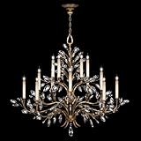 IMAGE OF Fine Art Lamps 774340ST Crystal Laurel Gold Chandelier