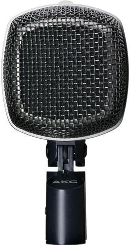 AKG Acoustics D12 VR Large Diaphragm Cardioid Dynamic Kick Drum Microphone with 3 Active Sound Shapes, 17-17000Hz Frequency Response, <200 Ohms Impedance