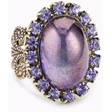 Liz Palacios Piedras Purple Swarovski Crystal