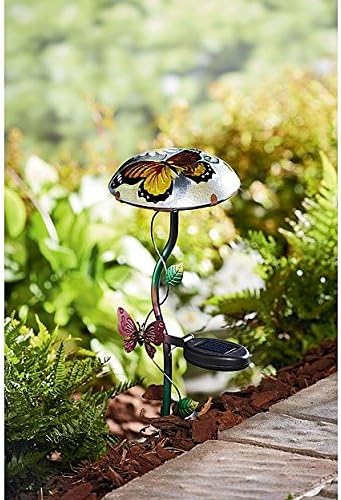Solar Glass Garden Stake-Beautiful and exquisite jewel for your exterior design.