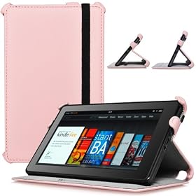CaseCrown Ace Flip Case (Pink Spark) for Amazon Kindle Fire: Computers &amp; Accessories
