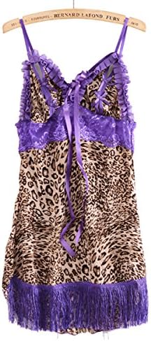 FQQ Women's Halter Tassels Nightwear Lace Lingerie Sleepwear Sexy Dress