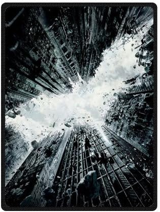 Generic Personalized Gotham City Batman Logo Pattern White Anchor Custom Fleece Throw Blanket 58" x 80" Inch Sold by Too Amazing Store