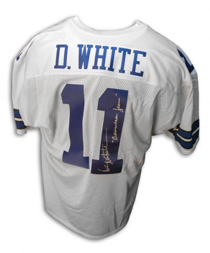 Danny White Autographed White Throwback Jersey with ''America's Team'' Inscription
