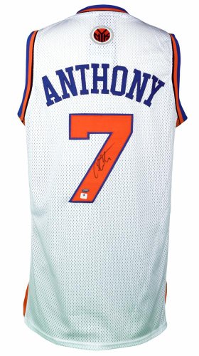 Carmelo Anthony Autographed Knicks Jersey - GAI - Autographed NBA Jerseys