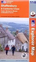 Shaftesbury and Cranborne Chase (Explorer Maps) (OS Explorer Map)