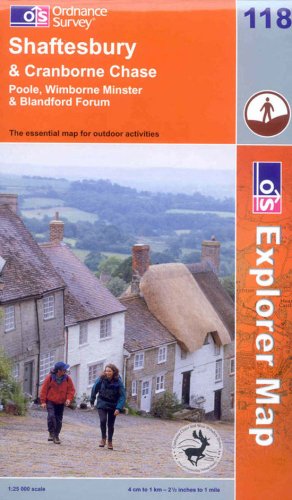 Shaftesbury and Cranborne Chase (Explorer Maps) (OS Explorer Map)