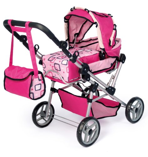 Bayer Design 19197 - Kombi-Puppenwagen Trendsetter pink Preisvergleich