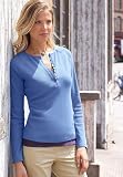 Satin-Trim Henley