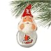 Louisville Cardinals Light-Up Gnome Snowglobe Christmas Ornament