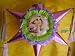 Pinata Disney Tangled Rapunzel Star Shape Piñata Hand Crafted 26"x26"x12"[Holds 2-3 Lb. Of Candy][for Any Ocasion]